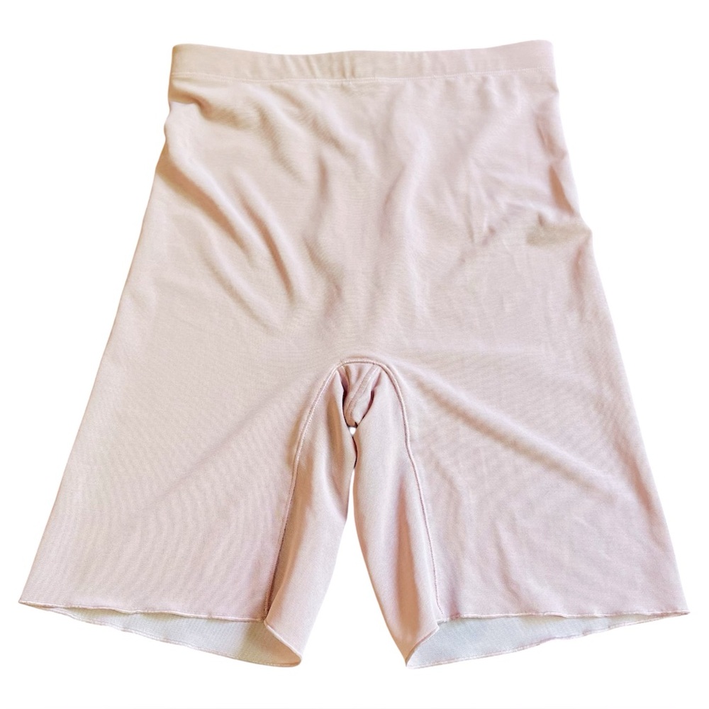 Yitty Mesh Me Smoothing High Waist Pink Biker Shorts XL NWT NEW!